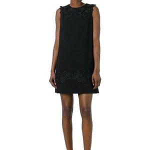 Dolce & Gabbana NWT Black Rose Embroidered Dress